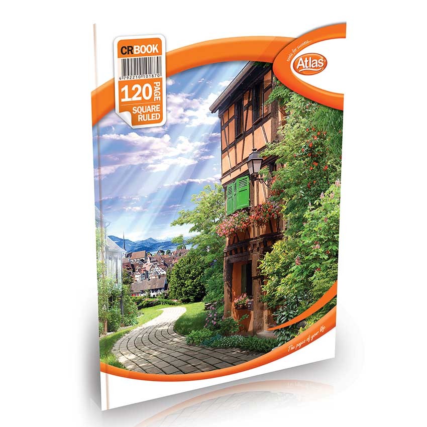 CR BOOK - 03 120PGS SQUARE ATLAS