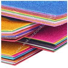 GLITTER SHEET WITH DESIGN