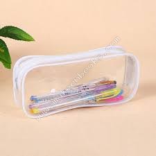PENCIL CASE - TFS PENCIL CASE MEDIUM - TRANSPARENT