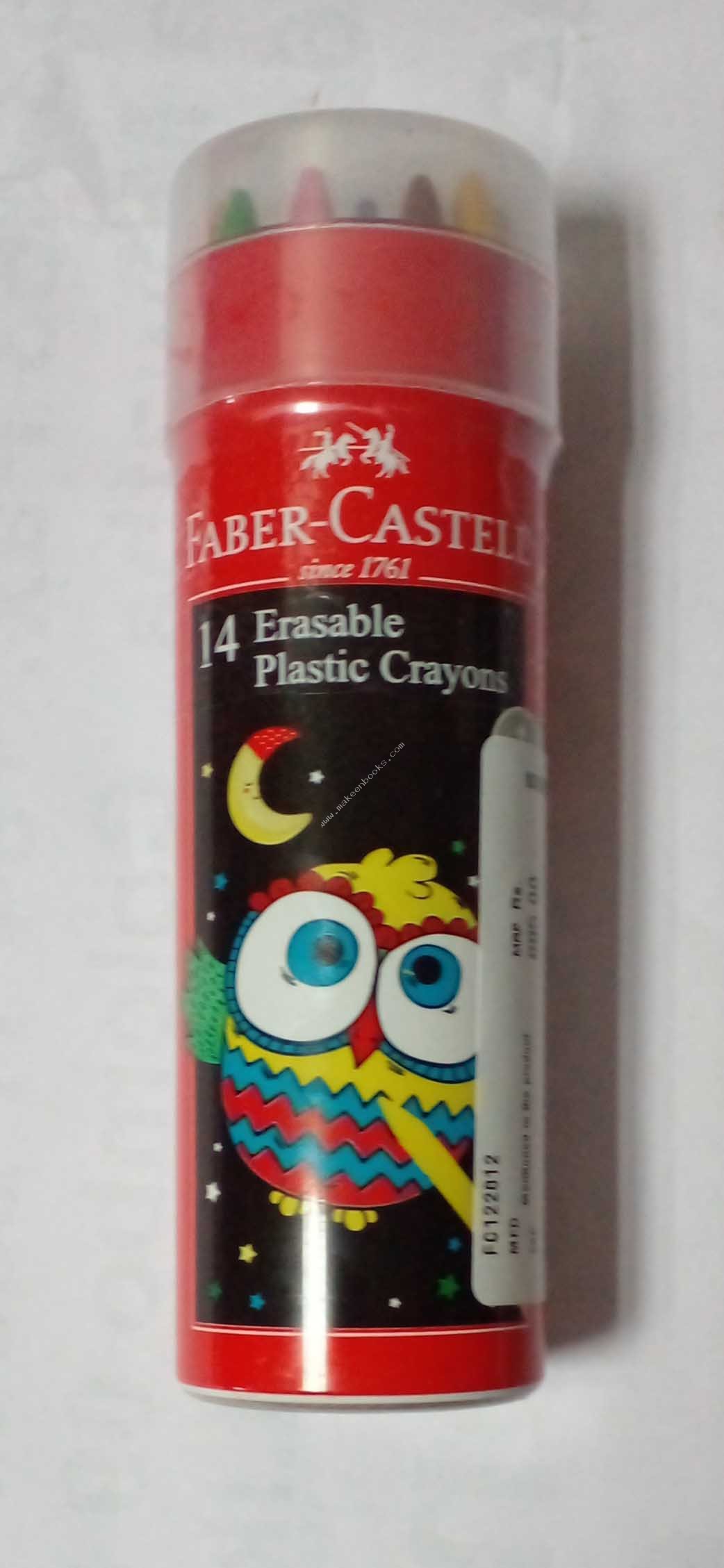 CRAYONS - ERASABLE SET OF 12 IN A TIN BOX FABER CASTELL