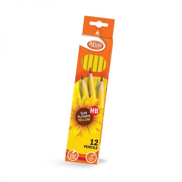ATLAS - PENCILS - SUN FLOWER YELLOW