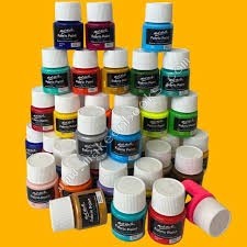 MACRON FABRIC PAINT ASSORTED 15ML