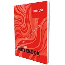 NOTE BOOK - MANGO RED COVER A6 120 PGS