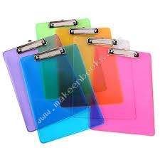FILES - CLIP BOARD   100% PLASTIC