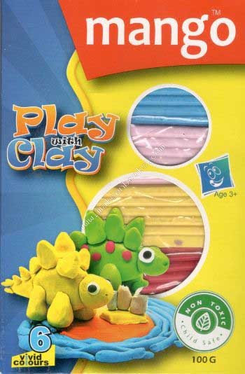 MANGO - PLASTIC CLAY 6 COLOR - LARGE