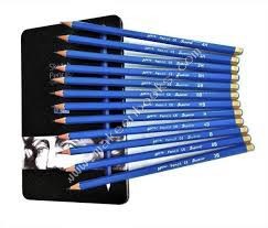 PENCIL - SKETCHING PENCILS 12 TIN  (5H-6B)