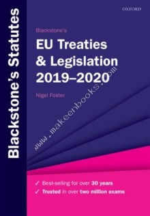 Blackstone's EU Treaties & Legislation 2019-2020