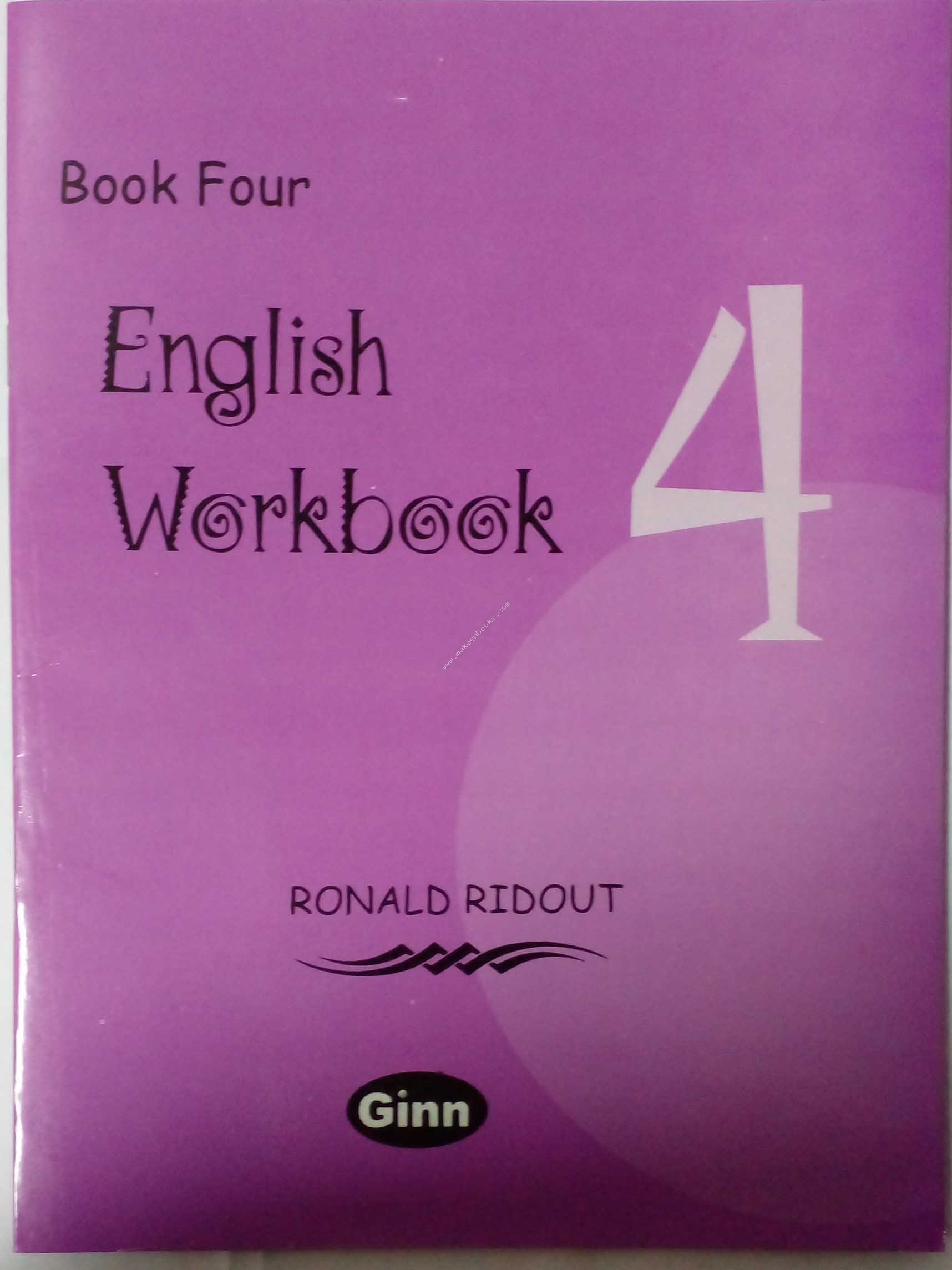 ENGLISH WORKBOOK 4 -  Ronald Ridout - 9780602223908