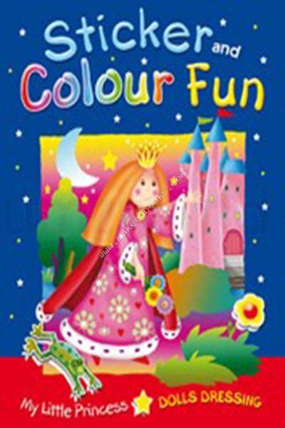 STICKER AND COLOUR FUN - MY LITTLE PRINCESS - N/A - 9780709716600