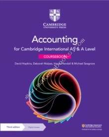 Cambridge International AS & A Level Accounting Coursebook with Digital Access (2 Years)