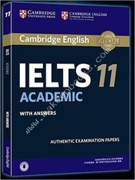 CAMBRIDGE IELTS 11 ACADEMIC STUDENTS BOOK WITH ANSWERS WITH - 9781316627303