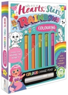 HEARTS STARS RAINBOWS COLOURING - 9781801086233 Books Deal and Book promotions in Sri Lanka