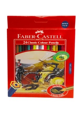 FABER CASTELL COLOUR PENCIL 24 -1022 - MKN0000000035 Books Deal and Book promotions in Sri Lanka