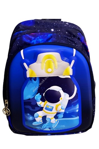 PRE SCHOOL BAG - ASTRONAUT LIGHT BLUE