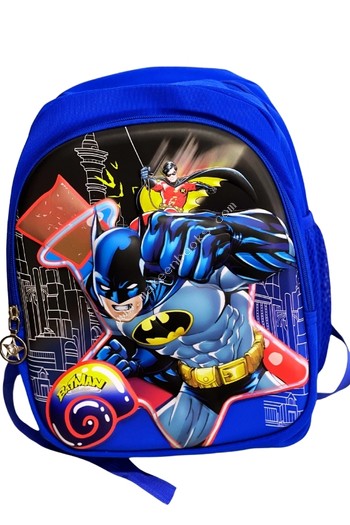 PRE SCHOOL BAG - BATMAN AND ROBIN LIGHT BLUE - MKN0000000219 Books Deal and Book promotions in Sri Lanka