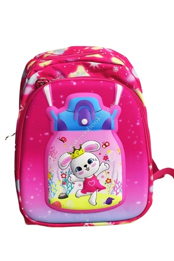 PRE SCHOOL BAG -  BUNNY PRINCESS PINK