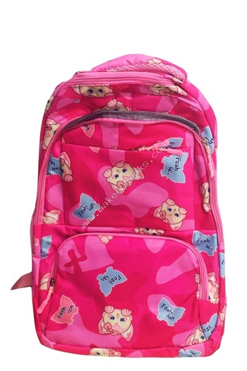 SCHOOL BAG - KITTEN DARK PINK - MKN0000000262 Books Deal and Book promotions in Sri Lanka