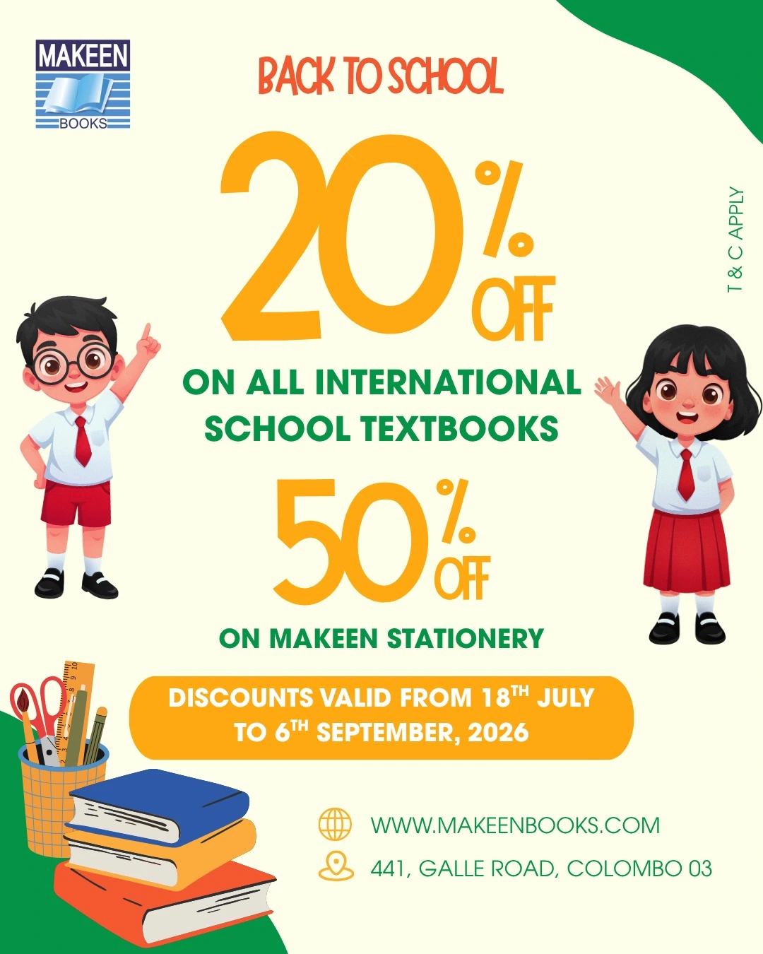 Special promotional offer