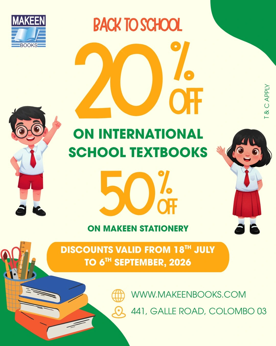 Special promotional offer