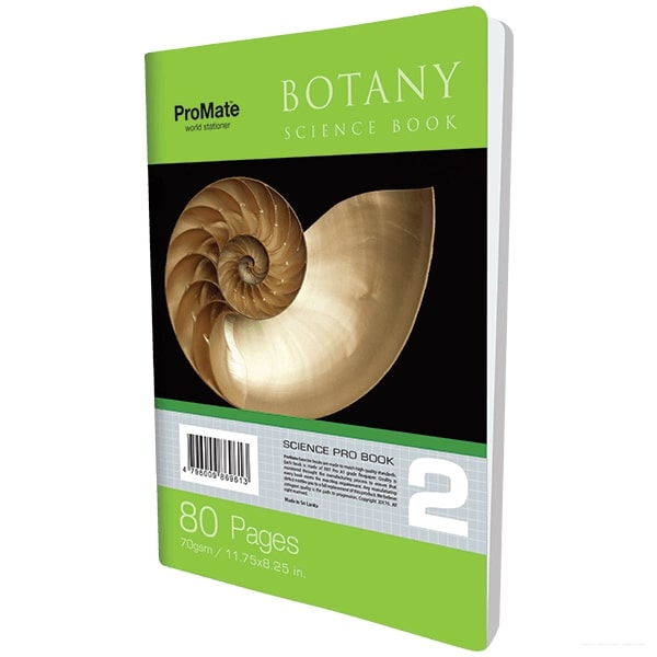 SCIENCE BOOK - 80 PGS BOTANY PRO - 008000183