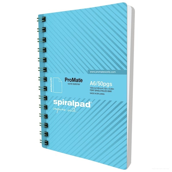 NOTE BOOK - A6 SPIRAL LONG PRO - 008000354