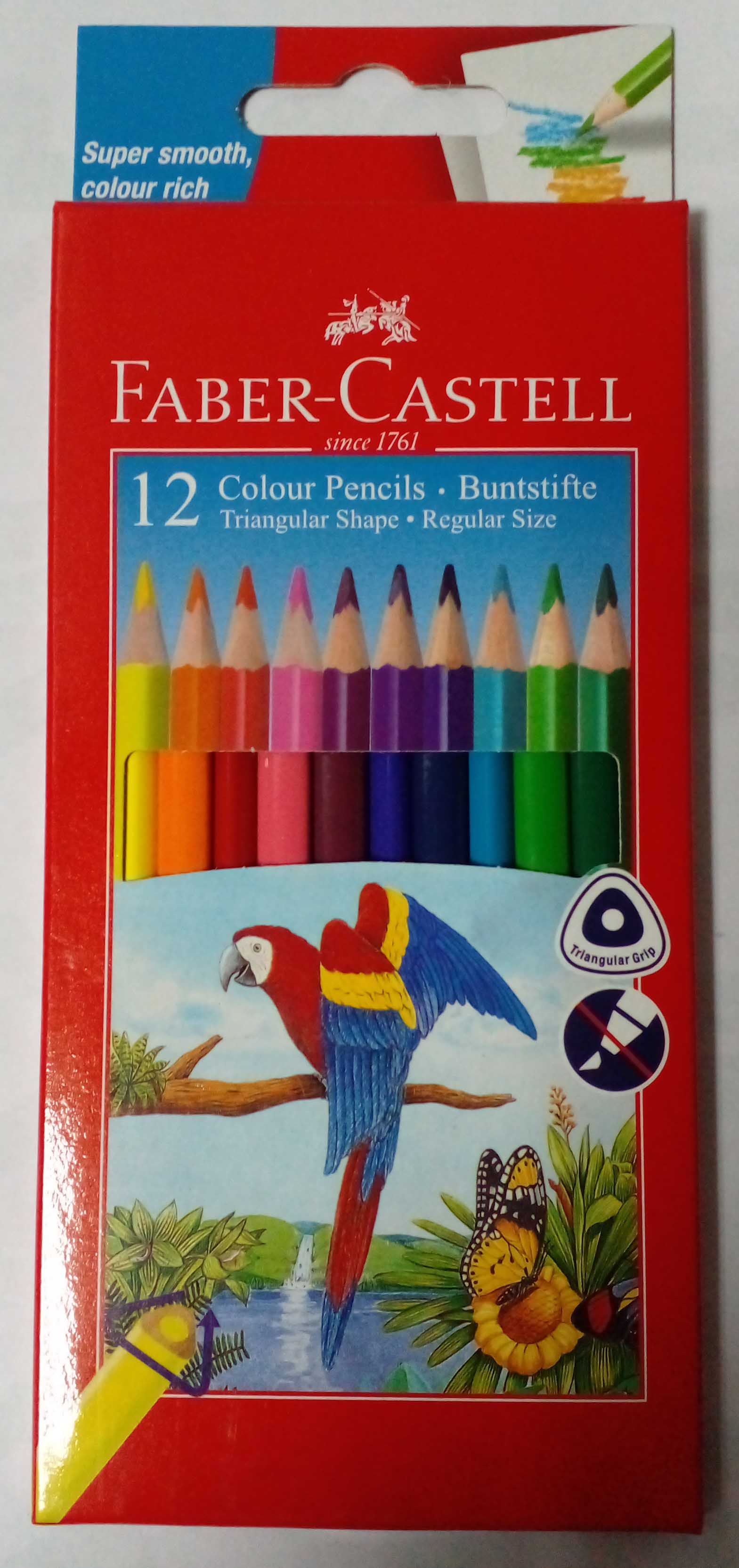 COLOUR PENCIL - FABER CASTELL 12 COL - 008000456