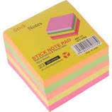 POST IT PAD 3x3 5 COL PACK 109 - 008000464