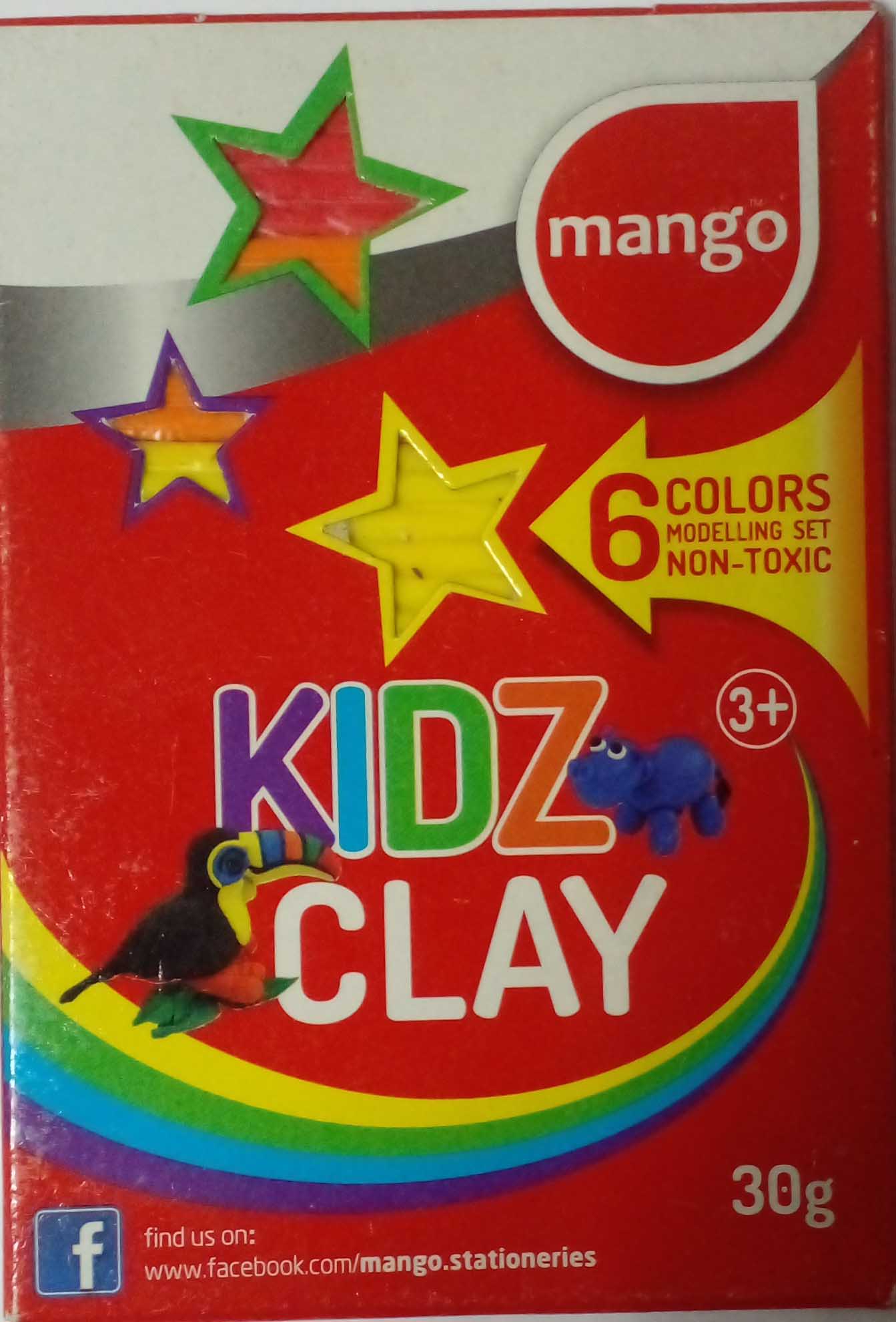 MANGO - PLASTIC CLAY 6 COLOR - SMALL - 008000740