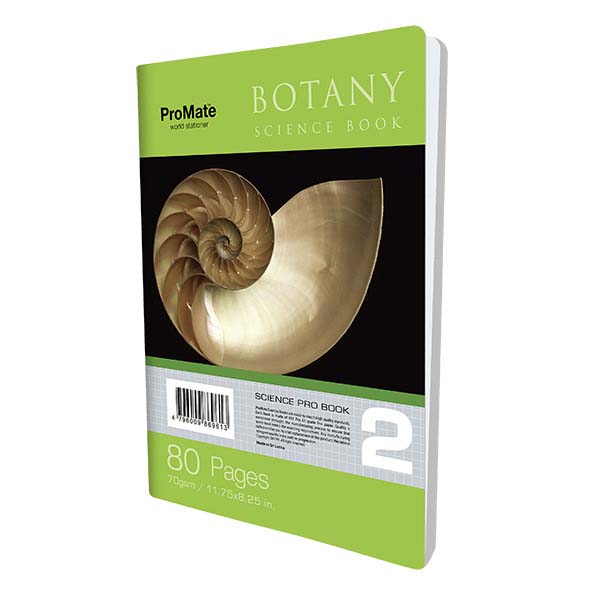 SCIENCE BOOK - BOTANY 80 PGS - 008001303