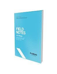 NOTE BOOK - PROMATE 160 PGS FIELD NOTE B - 008001466