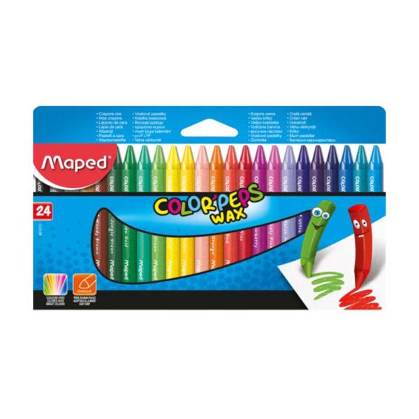 COLOR PEPS WAX CRAYON X 24 - 008001520