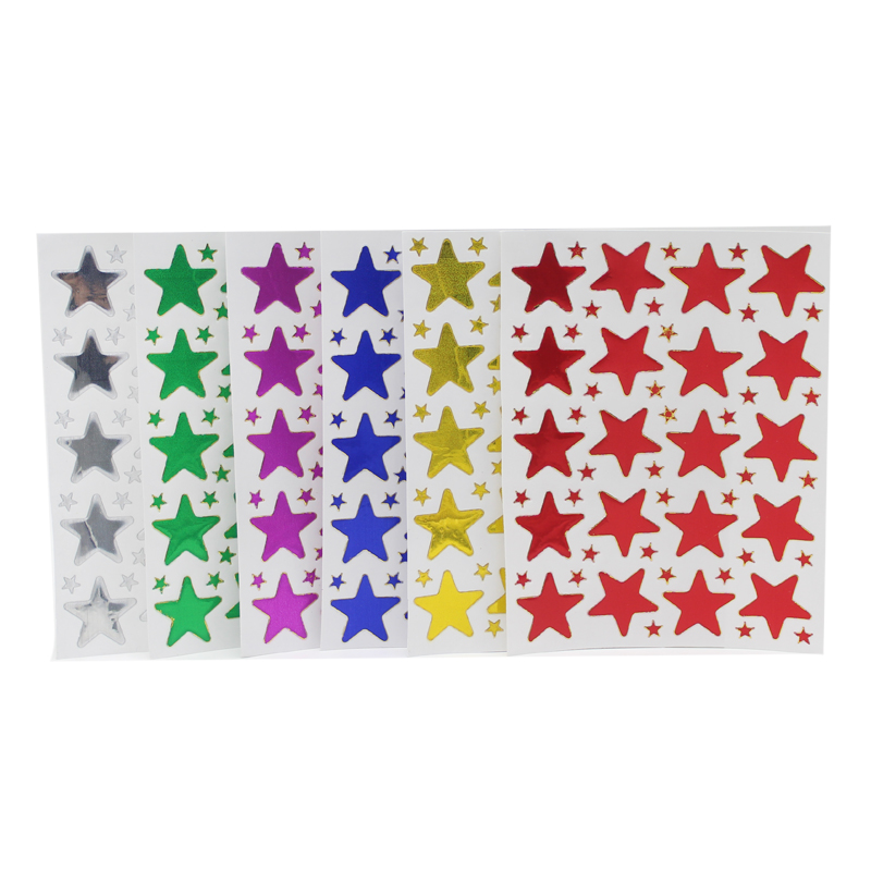 STICKER - STAR STICKER ASSORTED - 008001855