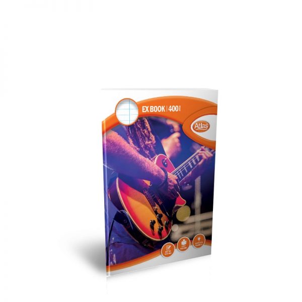 EX.BOOK - 400PGS SQUARE RULE A - 008002518