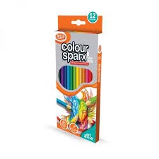 PENCIL - ATLAS 12 COLOUR HALF SPARX - 008003398