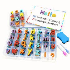 MAGNETIC LETERS  NUMBERS - LETTERS - 008003563