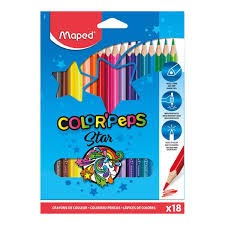 COLOR PEPS - BOX OF 18 PENCILS - 008003735