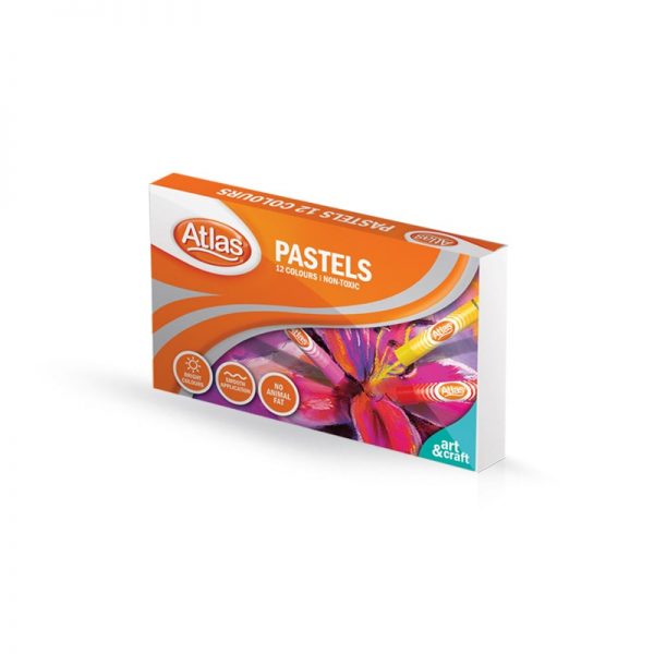 PASTEL - 12 COLOUR - ATLAS - 008005273