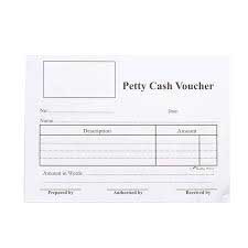 PETTY CASH VOUCHER PADS (6- NOS) - 008005643