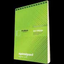 NOTE BOOK - A4 SPIRAL SHORT 100PGS PRO - 008005821