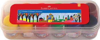 POSTER COLOUR - FABER CASTELL SET OF 12 TIN - 008005922