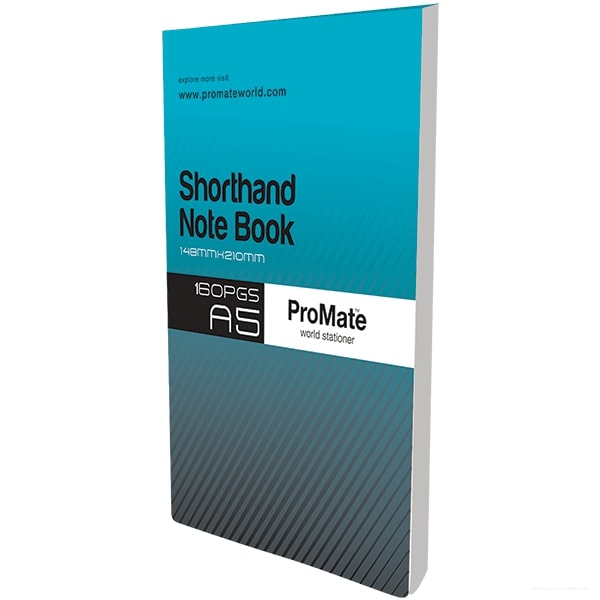 NOTE BOOK - A5 SHORT HAND 160P PRO - 008005967