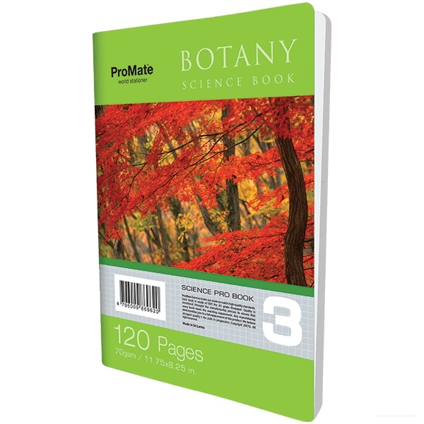 SCIENCE BOOK - 120 PGS BOTANY PRO - 008006752