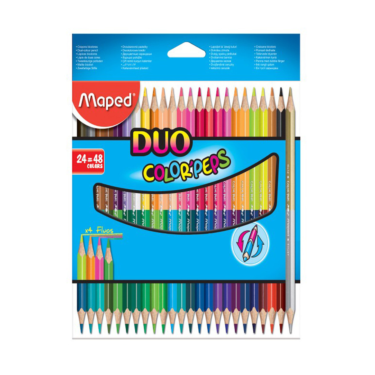 PENCIL - COLOR PEPS DUO X 24 - 008007178