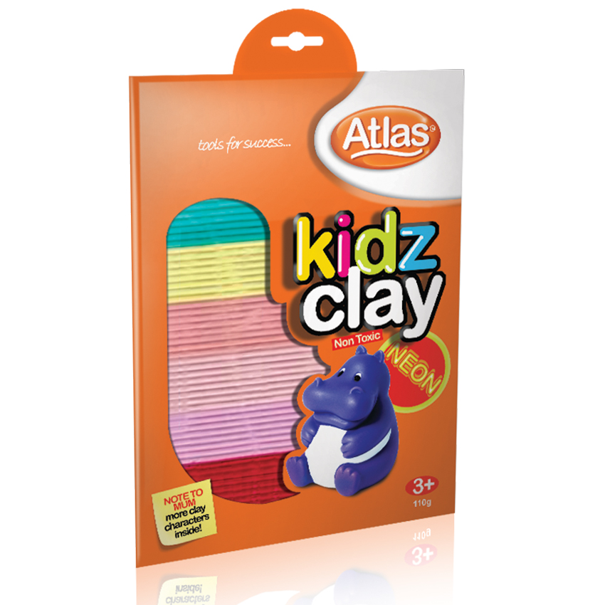 ATL KIDDY CLAY NEON 12PKT - 008008848