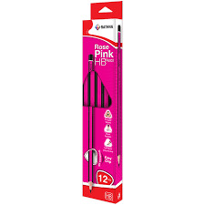 RATHNA HB PENCIL ROSE PINK12 PCS - 008011692