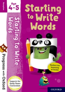 WRITING WORDS AGE 4 - 9780192780706