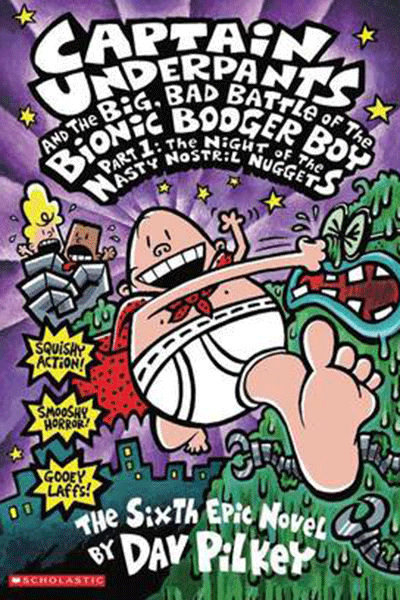 CAPTAIN UNDERPANTS - NIGHT OF THE NASTY NOSTRIL NUGGETS - 9780439376105