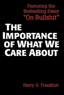 Importance of What We Care About - 9780521336116