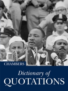 Chambers Dictionary of Quotations - Chambers - 9780550100856