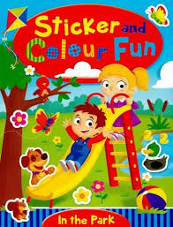 STICKER AND COLOUR FUN - IN THE PARK - 9780709713630